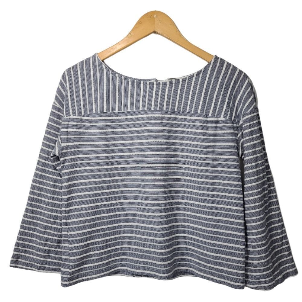 A New Day Long Sleeve Stripe Blouse
